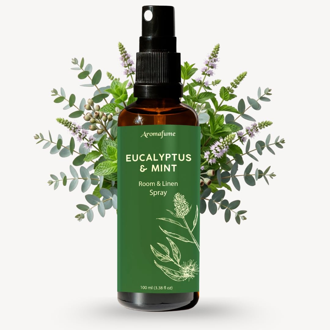 Eucalyptus & Mint Air Freshener Spray for Room & Linen 100ml by Aromafume