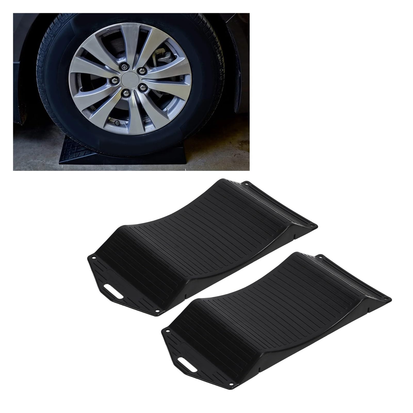 Unterlegkeile für Wohnmobil, 2 Stück, für Autoreifen, robust, einfache Verwendung, sparsam, starke Tragfähigkeit (18 PL, 50 x 21,5 x 5,8 cm)