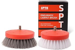 SPTA Car Detailing Drill Brush Attachment for Effortless Cleaning