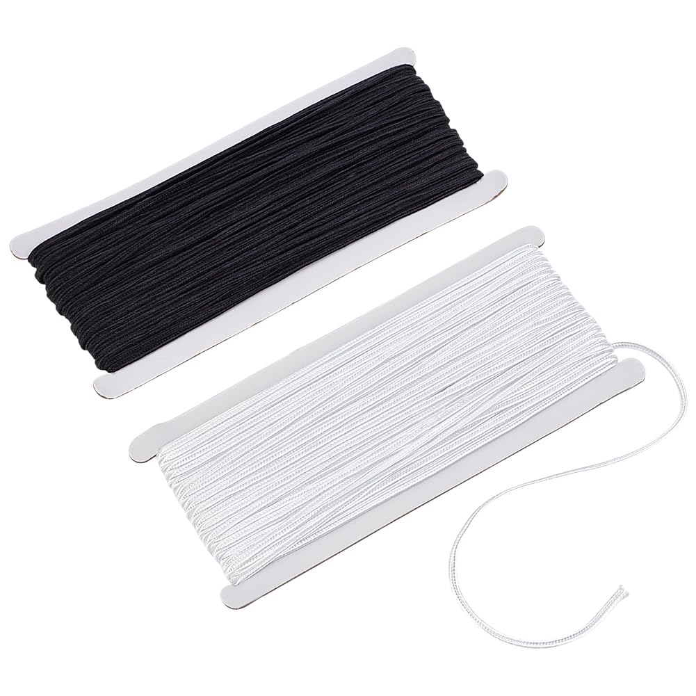 Cordon tressé soutache anti-effilochage 3mm pour réparer et embellir
