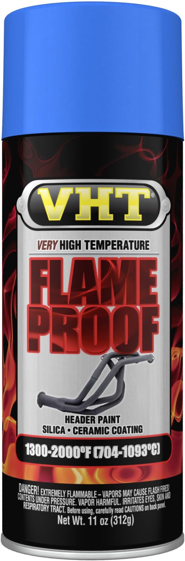 VHT Flameproof Coating, Flat, Blue, 11 oz