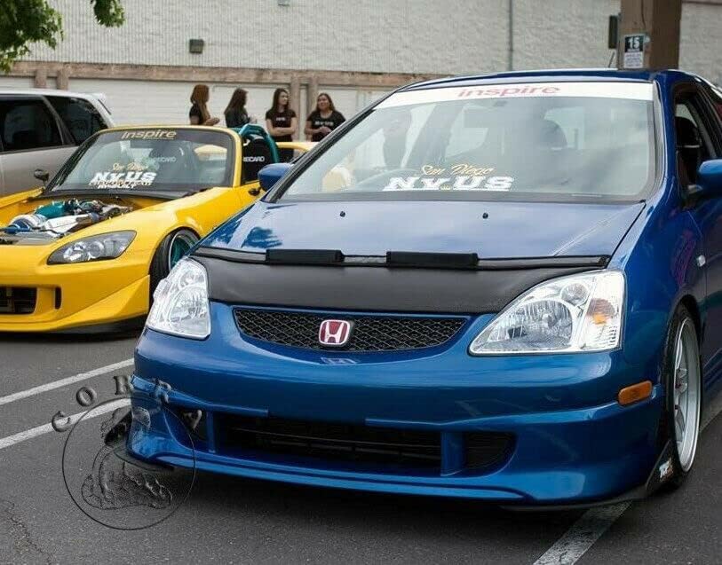 Car Bonnet Mask Hood Bra Fits Honda Civic Hatchback 01 02 03 04 05 2001 2002 2003 2004 2005 EP3 Type R