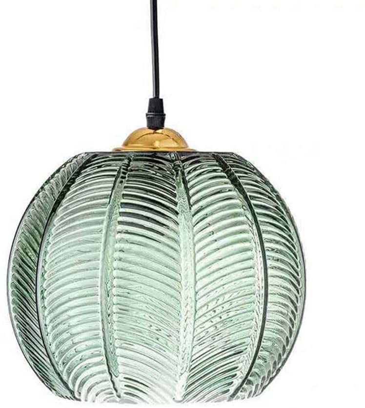 Plafonnier élégant et lampe suspendue rétro en verre pour balcon