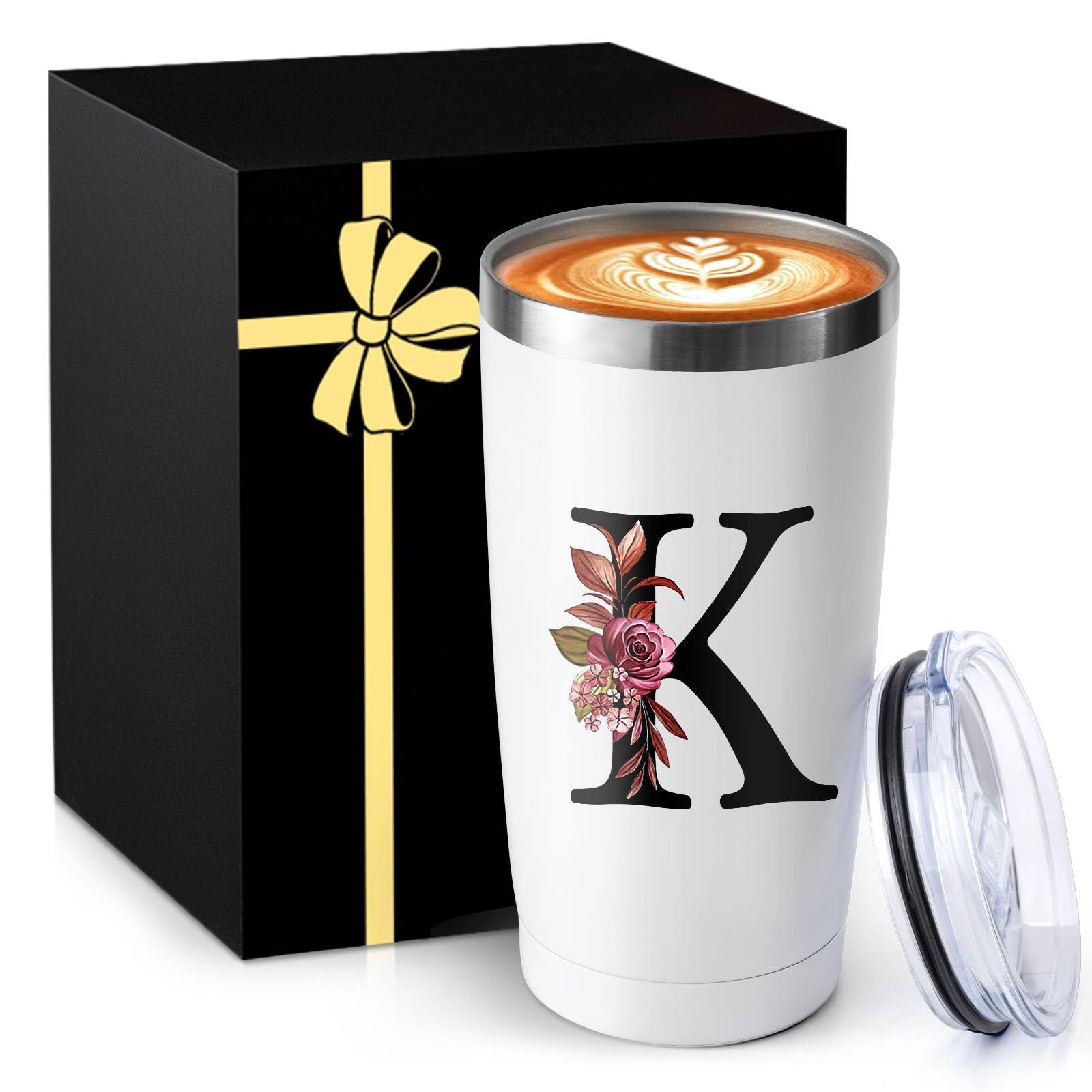 20 Oz Insulated Coffee Cup with Lid Car Tumbler Travel Mug Mother Best Mama Mom Daughter Son Christmas Xmas Present Valentines Birthday Groom Day Bride Mother In Law Personalized Unique Special Gifts