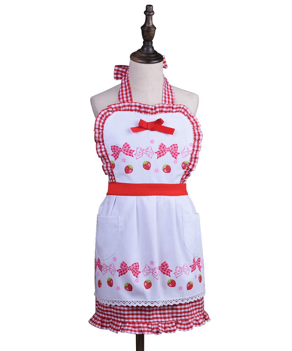 Rüschen Schürze Set Mit Hut - Kolonial Kostüm Für Hausmädchen & Service