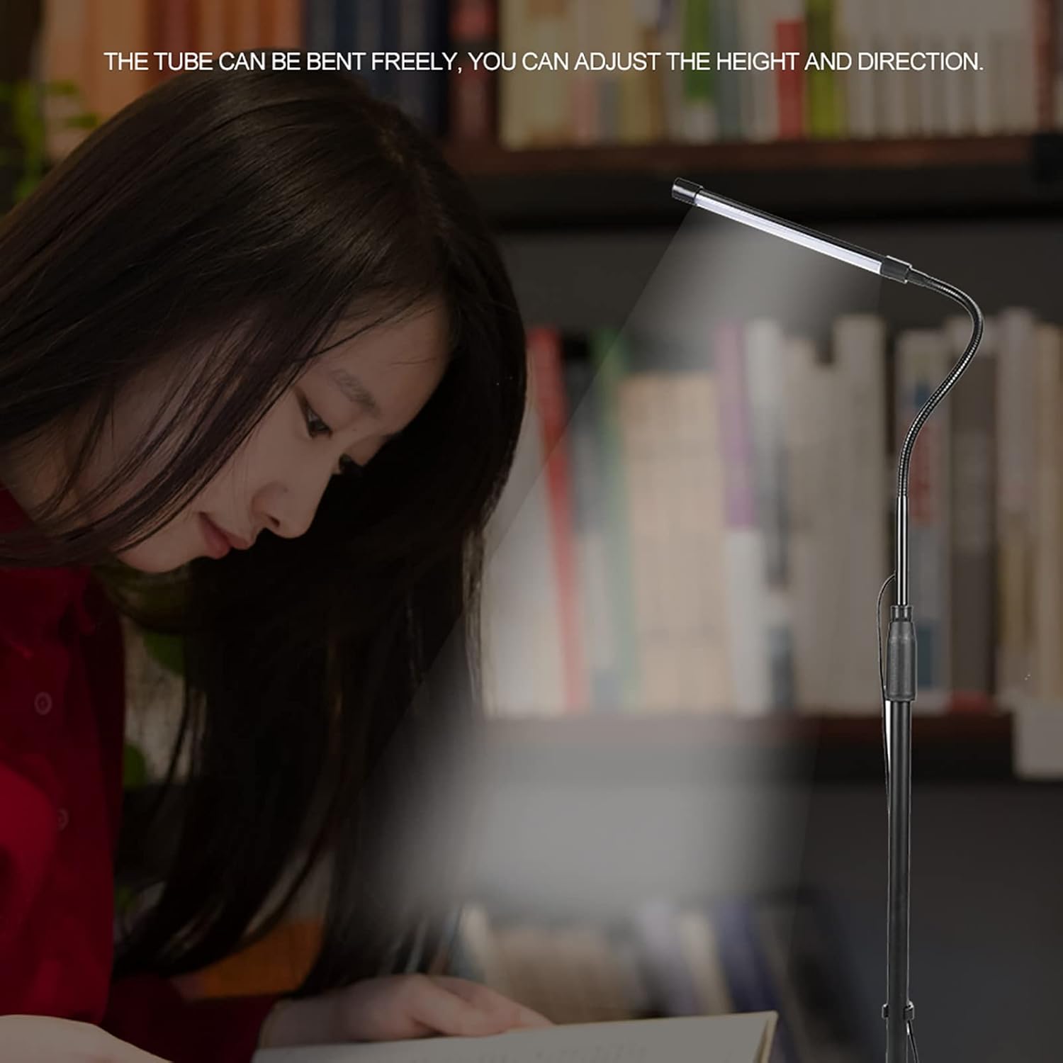 Kikumi Adjustable LED Light 10 Levels Brightness Room Bed Lamp Eye Protection