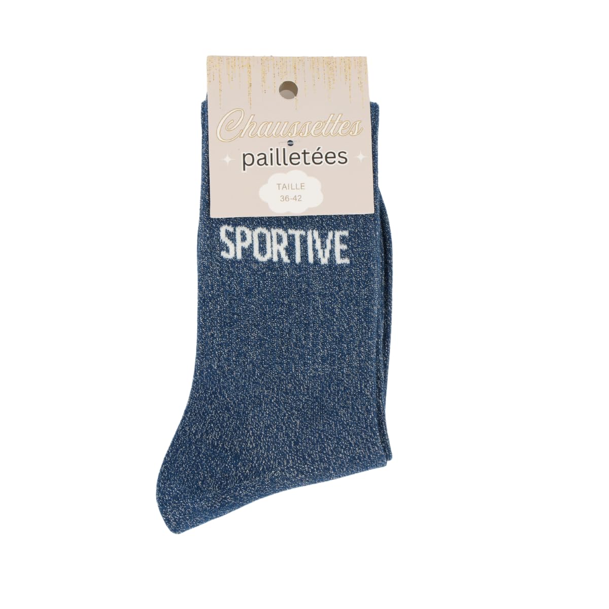 Chaussettes Fête Taille Unique Felizz Chaussettes à Paillettes Sportives - Taille Unique 36-42 - Bleu Étincelant Chaussettes Coton Extensible Chaussettes Fête Taille Unique Felizz Chaussettes à Paillettes Sportives - Taille Unique 36-42 - Bleu Étincelant Chaussettes Coton Extensible