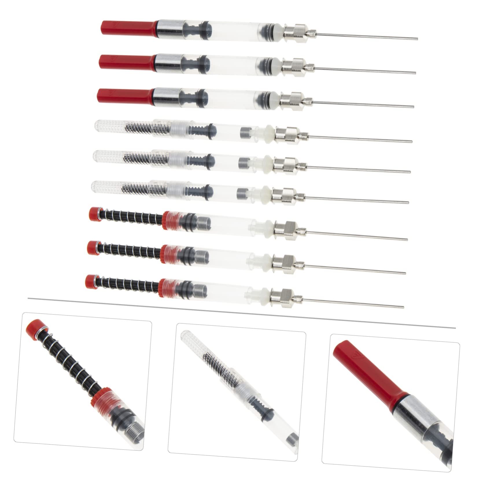 DOITOOL 3 Sätze Teiliges Füllfederhalter Tintensystem Mit Absorber Nachfüllwerkzeug Für Vielseitig Einsetzbar Für Europäische Füller Einfach Zu Bedienen Wiederverwendbar 9 Stücke * 3