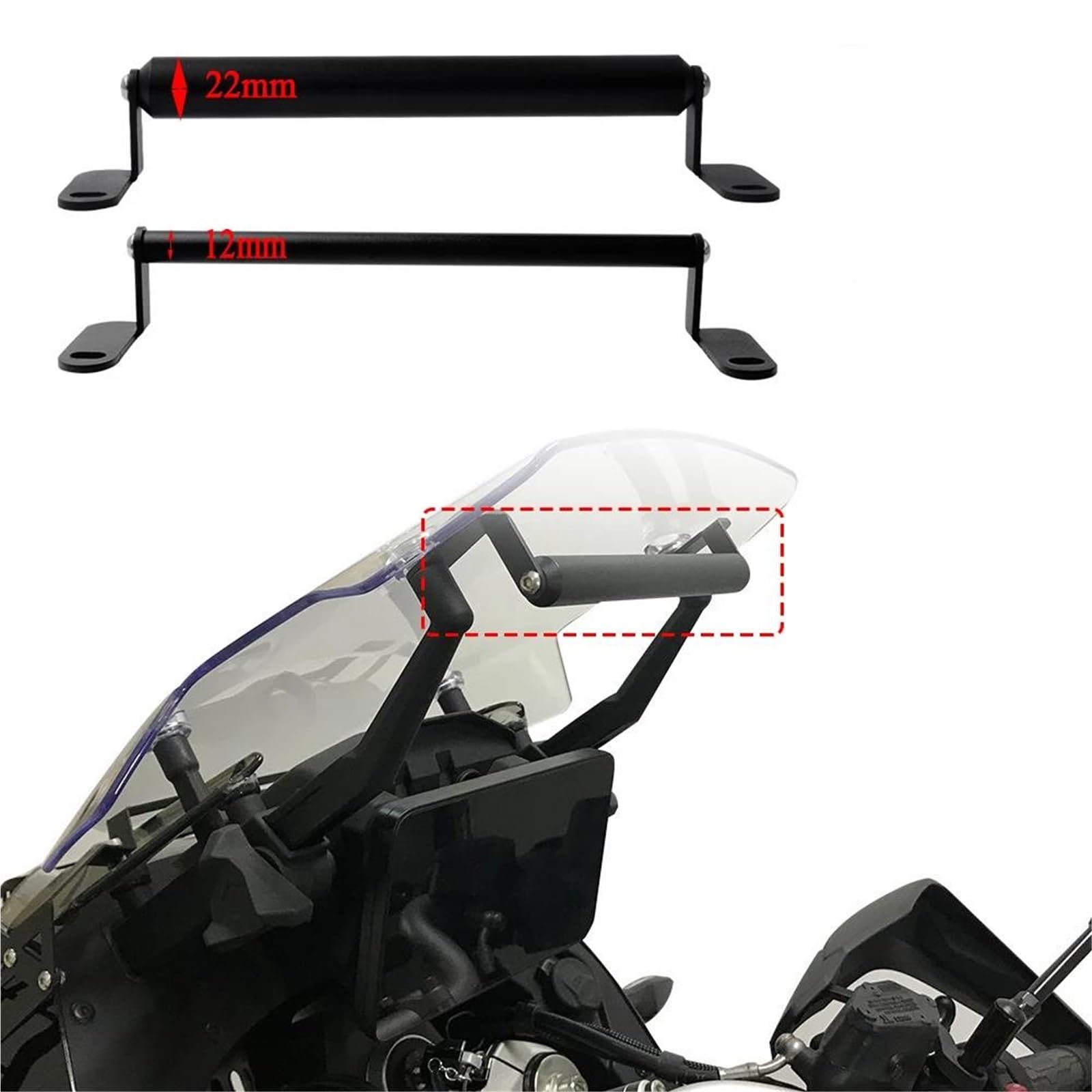 Support De Plaque De Navigation GPS pour Moto pour CFMOTO 800MT MT 800 800 MT 2021-2024 Support De Téléphone Portable Accessoires GPS Support