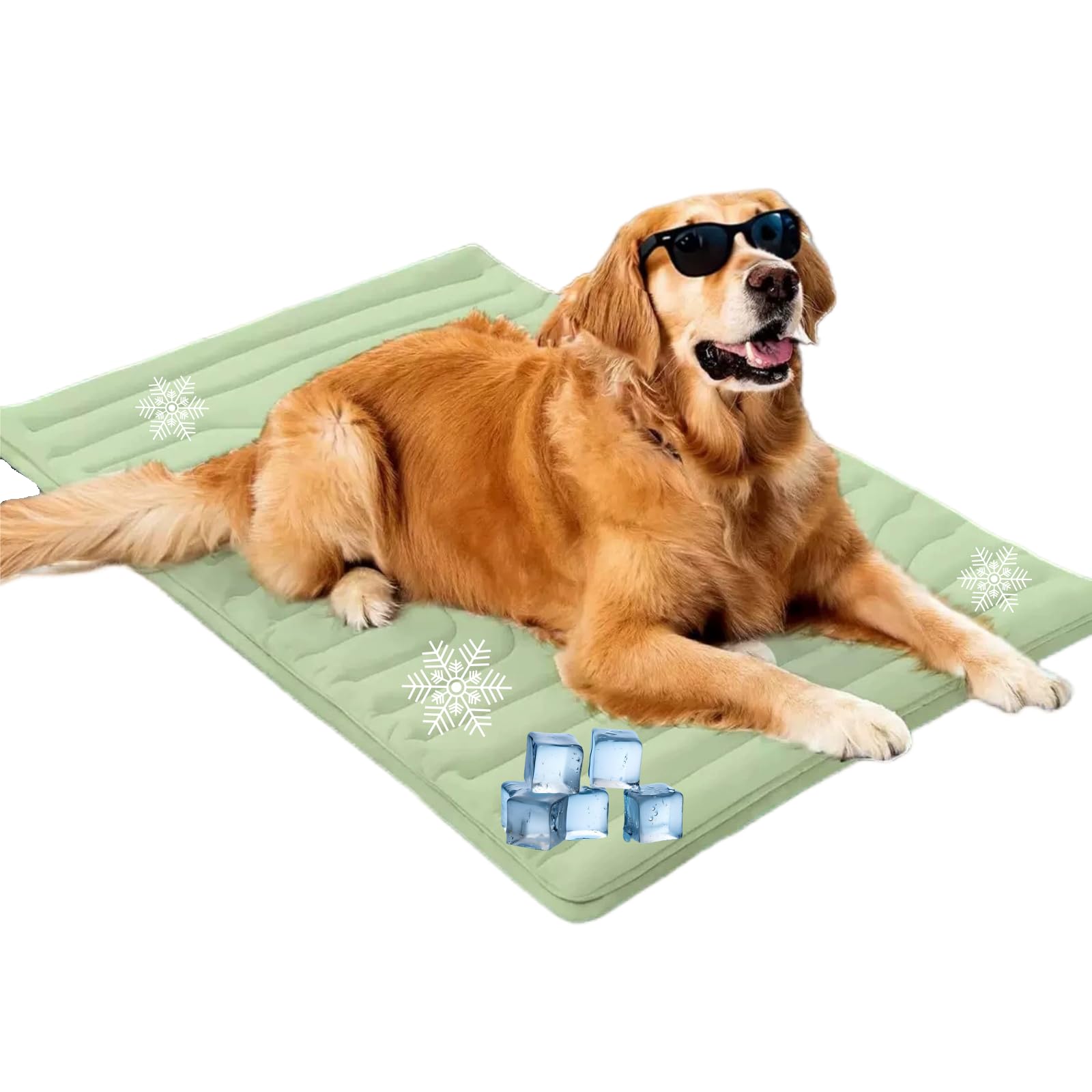 MEIION montalpin Mont Alpin Tapis rafraîchissant innovant pour Chien Tapis Rafraîchissant pour Chien et Chat, Tapis Réfrigérant Durable pour Animaux de Compagnie de Toutes Tailles