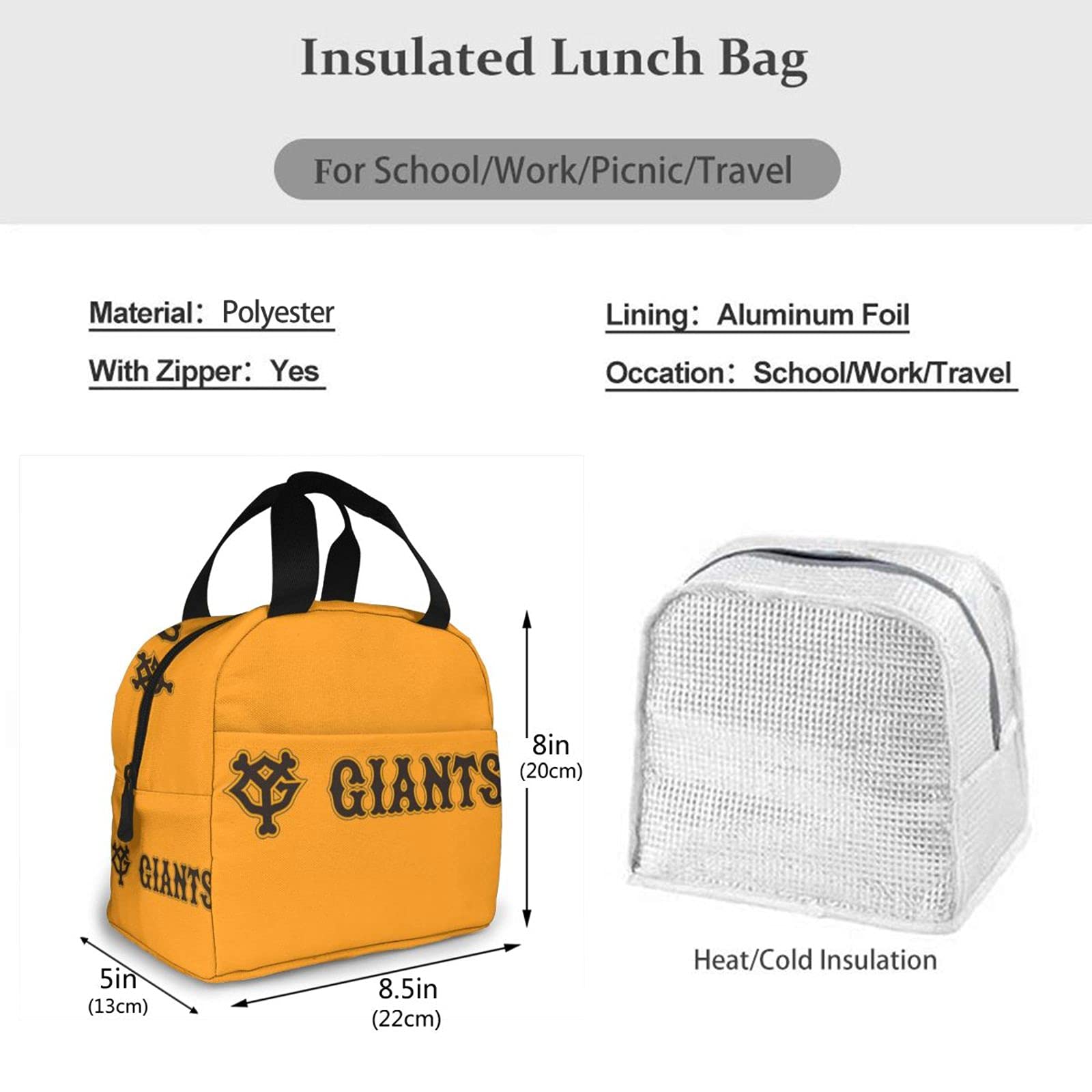 Amazon | 読売ジャイアンツ 巨人 ランチバッグ 保温バッグ お弁当 