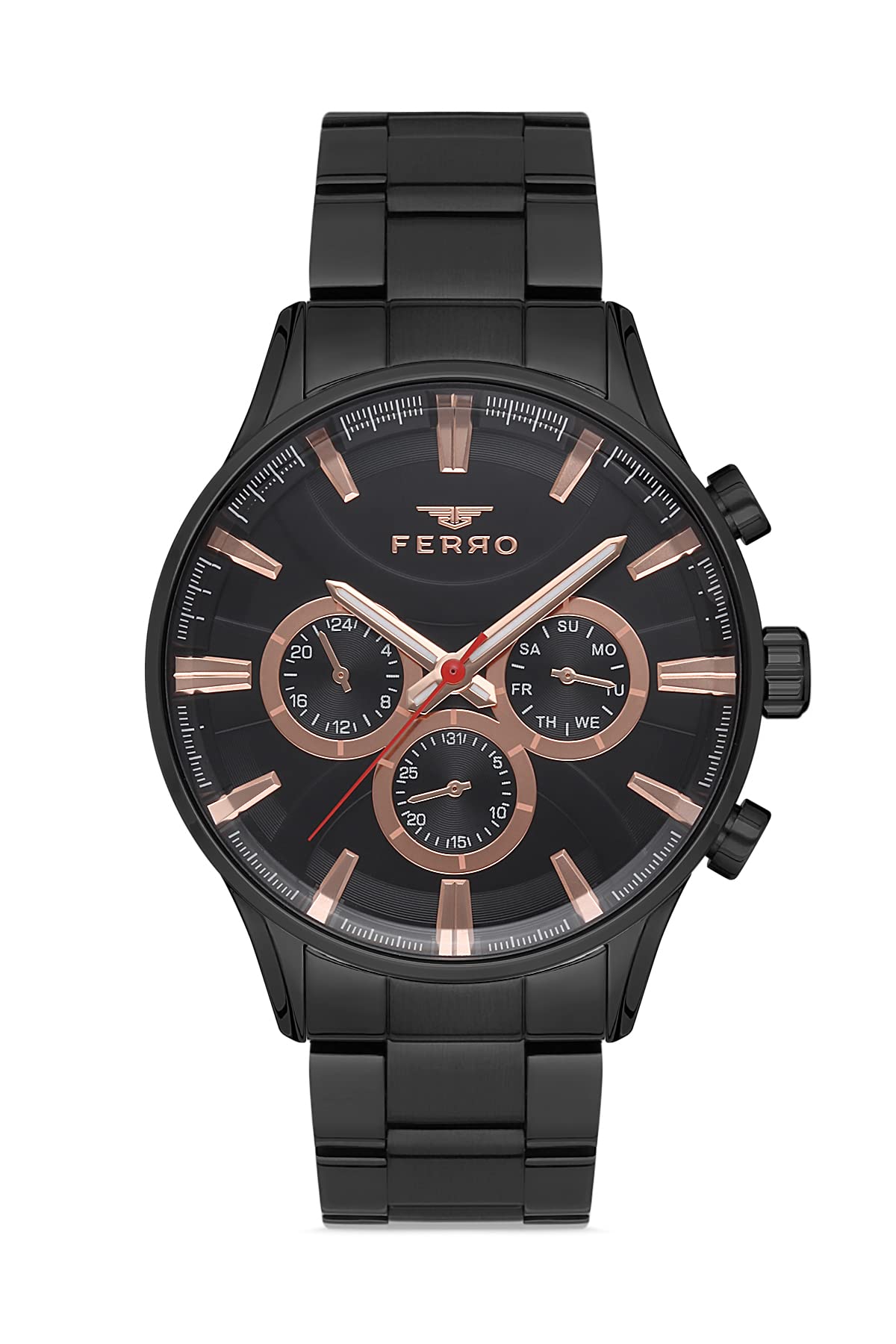Ferro Analog Black Dial Mens Watch-FM11180A-G (B09RWLFCL4) Amazon Price History, Amazon Price Tracker