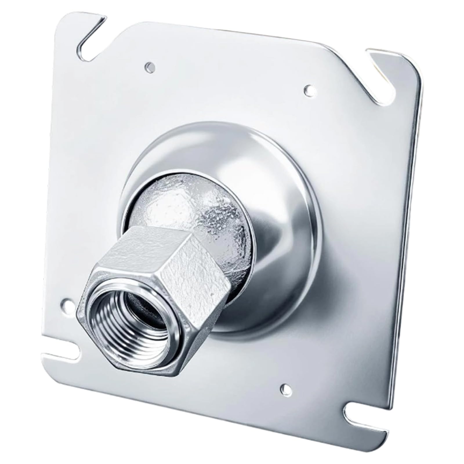 TQUXNGA Flexible 20 Degree Swivels Ceiling Bracket Resistant Stainless Steel Square Swivels Pendant Fixtures Hanger Rustless Whirling Hook