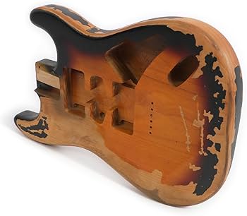 Amazon.com: Sunsmile Relic Electric Guitar Body ST Style Nitro Top