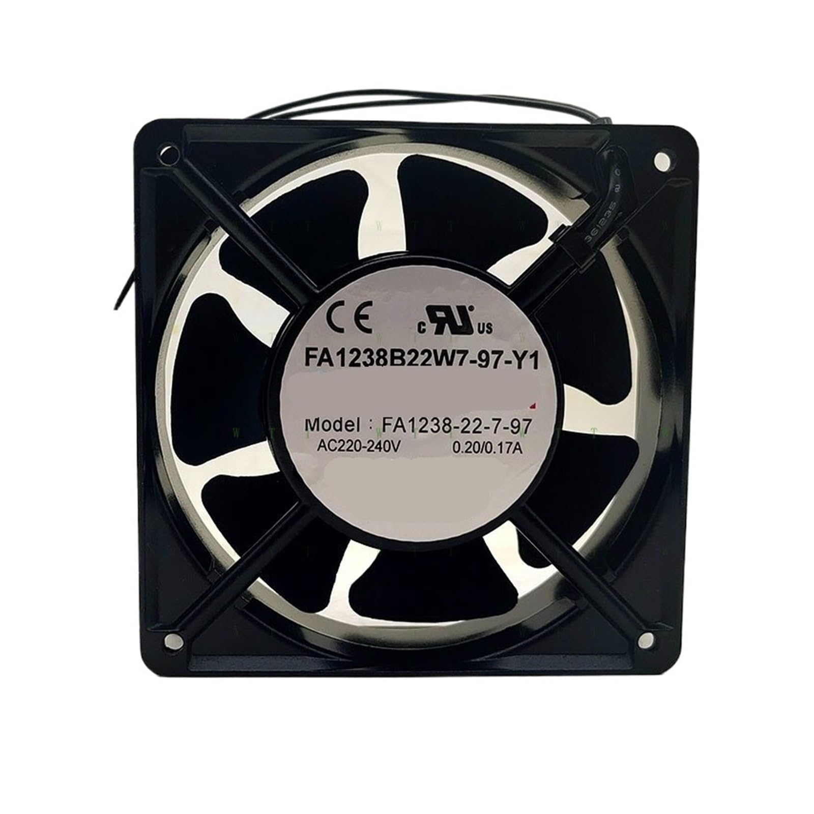 KNIUWMBMH FA1238B22W7-97-Y1 12038 220V 0.20/0.17A Cooling Fan