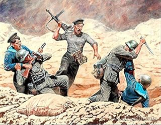Soviet Marines and German Infantry. Eastern Front Battle 1/35 Master Box 35152