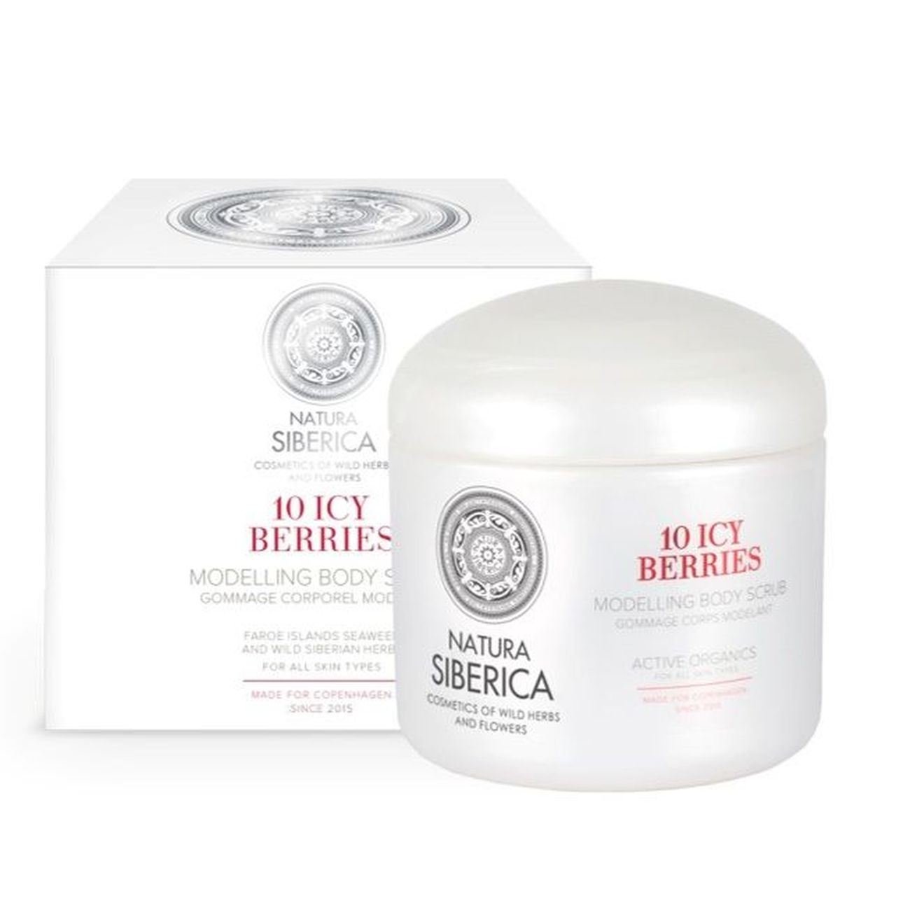 Natura Siberica Exfoliante Corporal Modelador, 10 Bayas del Hielo - 370 ml