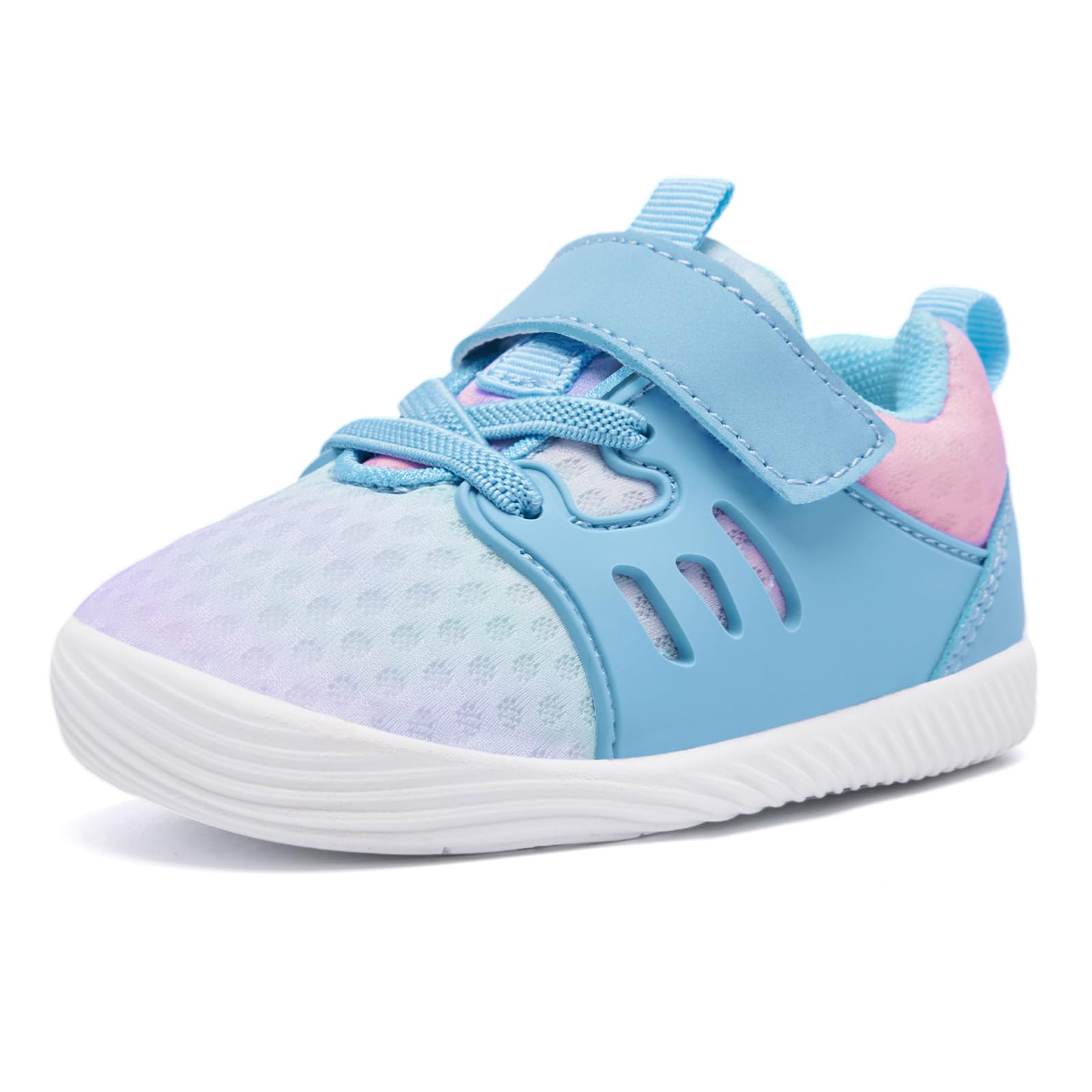 MORENDL Toddler Sneakers Baby Boys &amp; Girls Barefoot Shoes Lightweight Breathable Walking Running Tennis Athletic Sport Shoes