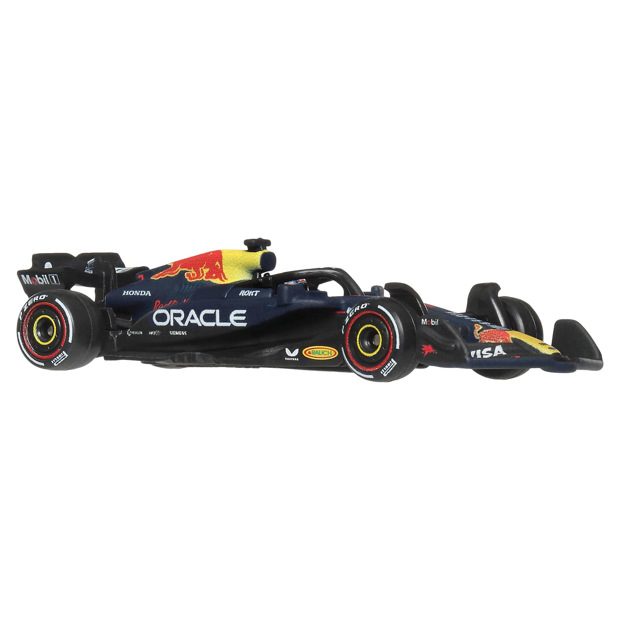 Hot Wheels Voiture de course de Formule 1 moulée sous pression à l'échelle 1:64 avec pneus de vrais cavaliers, corps et châssis en métal/métal (les styles peuvent varier Hot Wheels Voiture de course de Formule 1 moulée sous pression à l'échelle 1:64 avec pneus de vrais cavaliers, corps et châssis en métal/métal (les styles peuvent varier