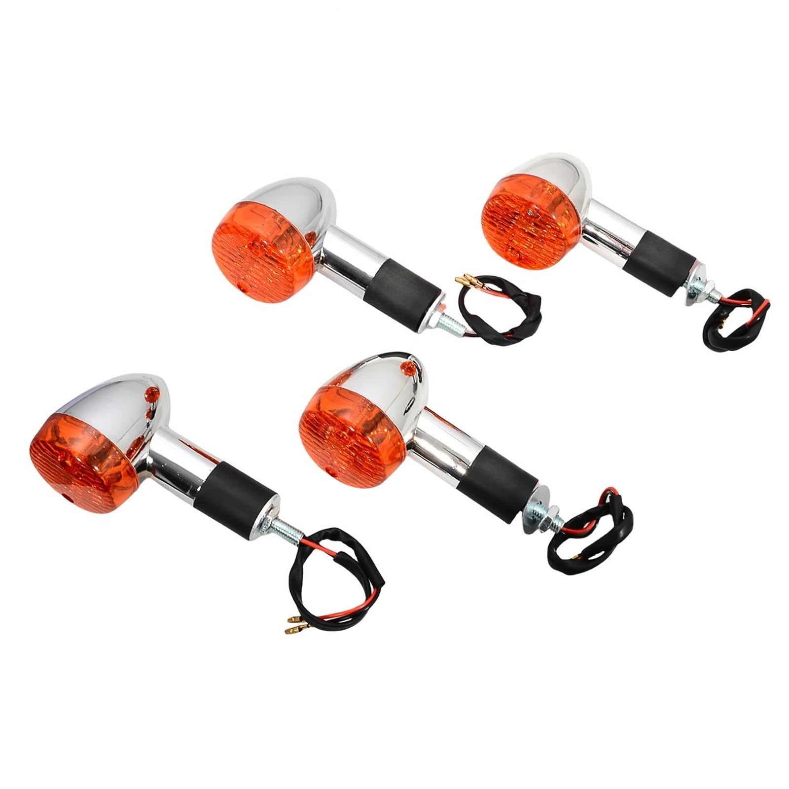 2/4 Luces Direccionales Delanteras Y Traseras para Motocicleta para para Vulcan para VN 750 800 900 1500 1600 1700 2000 Intermitentes(4 Piezas)