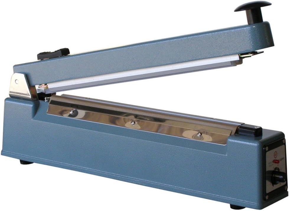 12" UL Bag Sealer Impulse Manual Sealer with Cutter (KF-300HC)