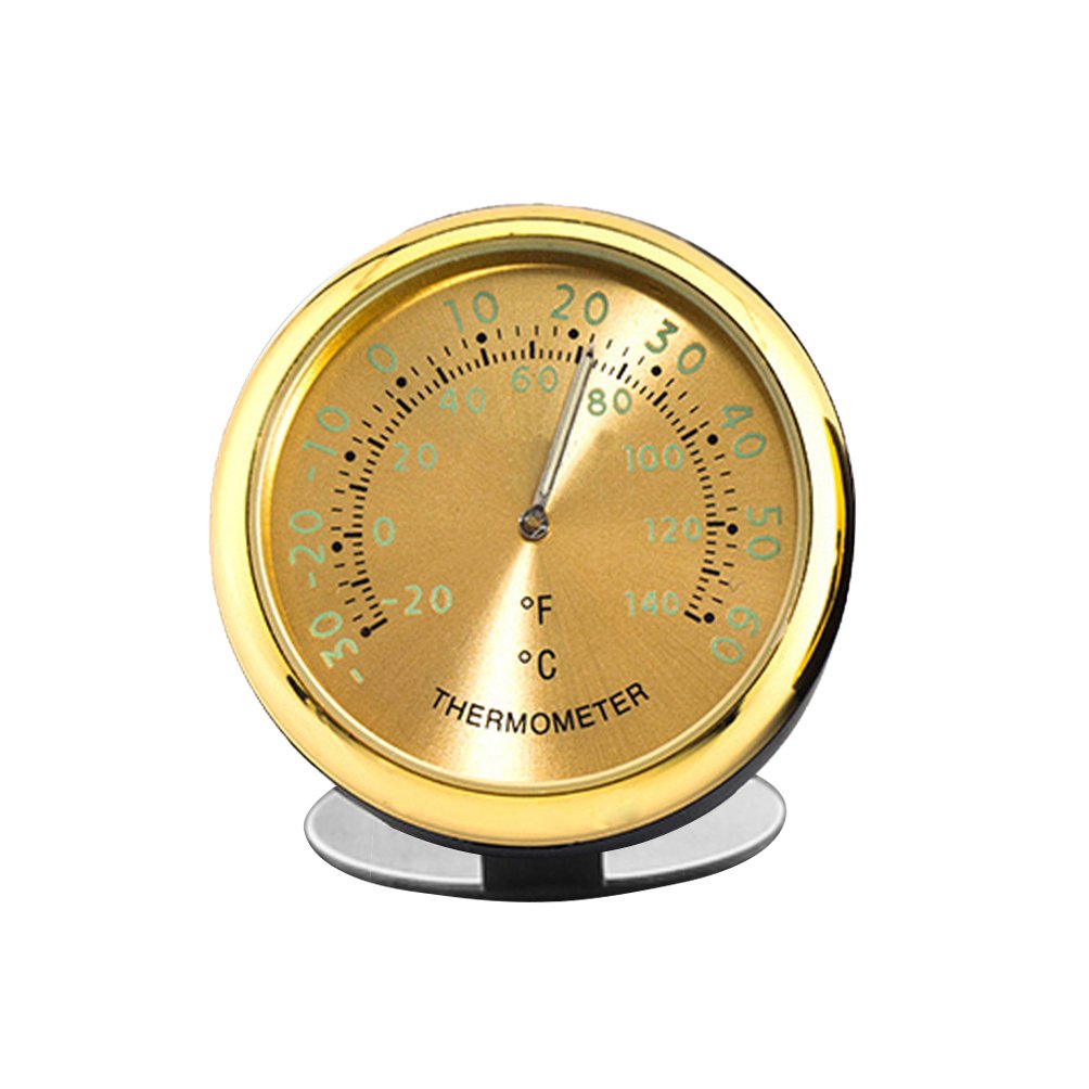 idain Car Dashboard Thermometer - Mini Vehicle Thermometer Decoration Air Vent Cilp