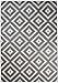Produktbild Carpeto Rugs Orientalisches Marokkanisches Teppich - Flor Modern Designer Muster - Wohnzimmer Schlafzimmer Esszimmer - Grau Weiß - 80 x 150 cm