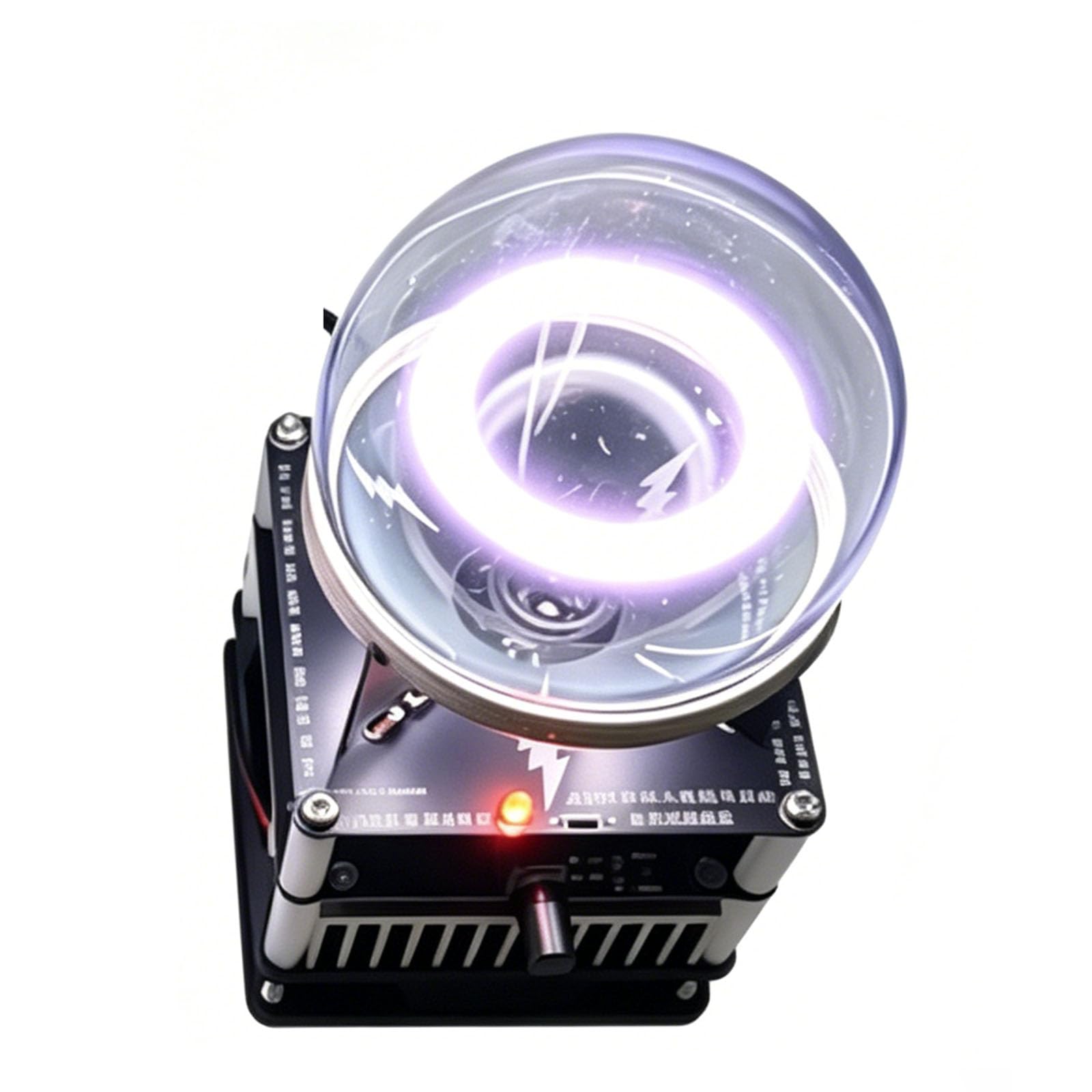 Lámpara De Anillo De Plasma, Lámpara De Globo De Plasma De Gas Inerte, Diámetro De 9 Cm/13 Cm, con Tecnología De Excitación De Campo Magnético, para Exhibición Científica Y 13cm