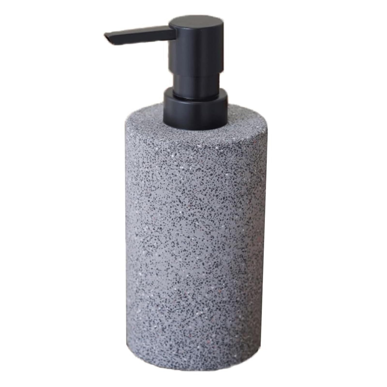 piatto Bottiglia lavamani in cemento in stile nordico Wabi-sabi for ripiani, ricaricabile a pressione Accessori per il bagno(Gray)