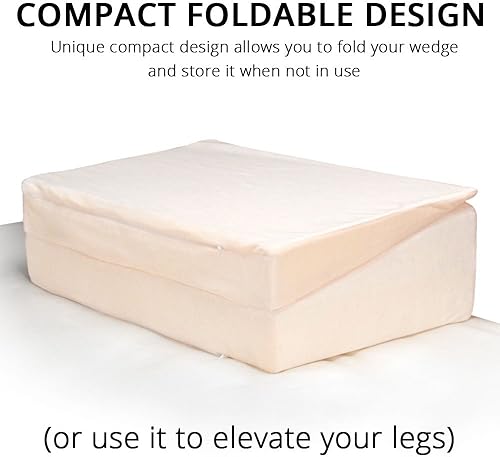 Miniatura 3 de Contour Products Cuña de cama plegable, 30-92410R, Contemporáneo, Ecru, 1, 1