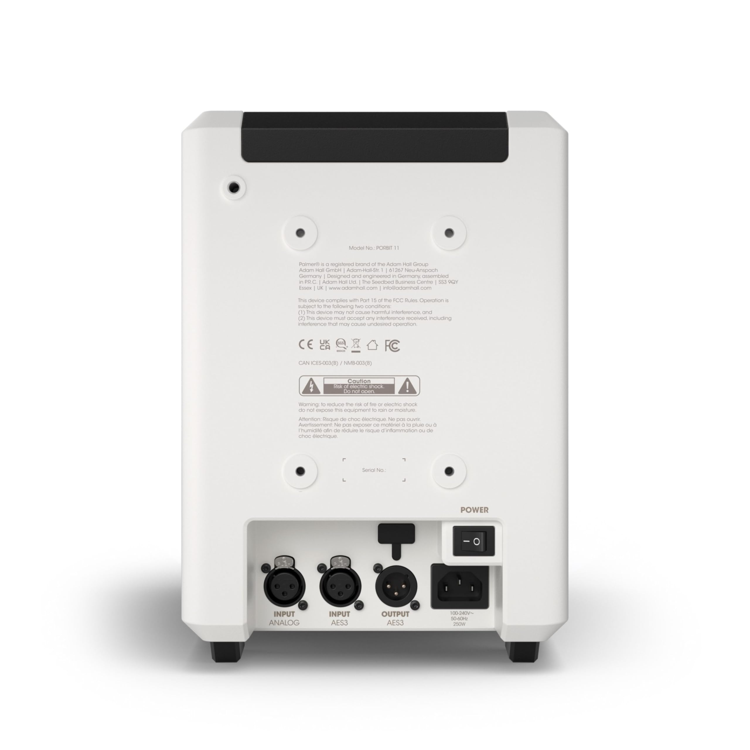 Palmer Orbit 11 W biały aktywny współosiowy monitor studyjny