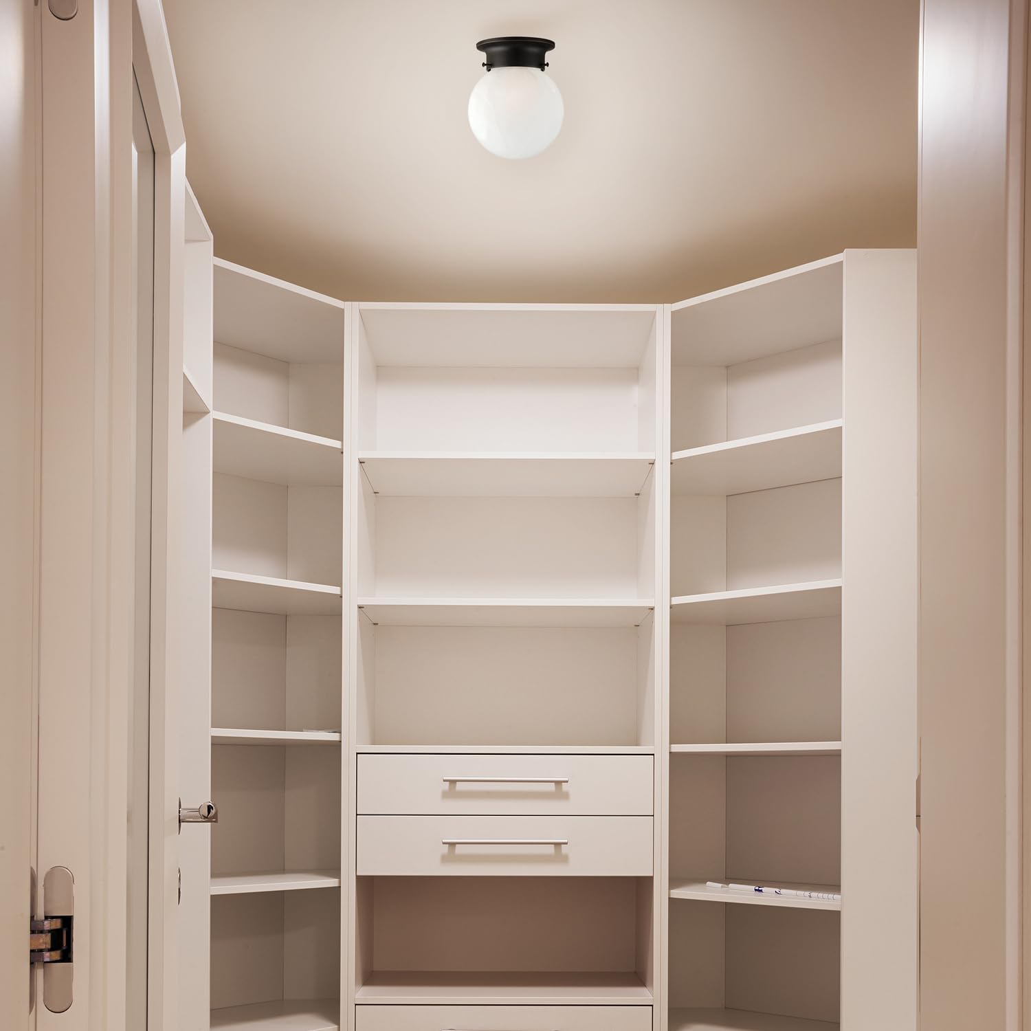 Replacement Light Globe - Alabaster Glass Shade for Ceiling Lights