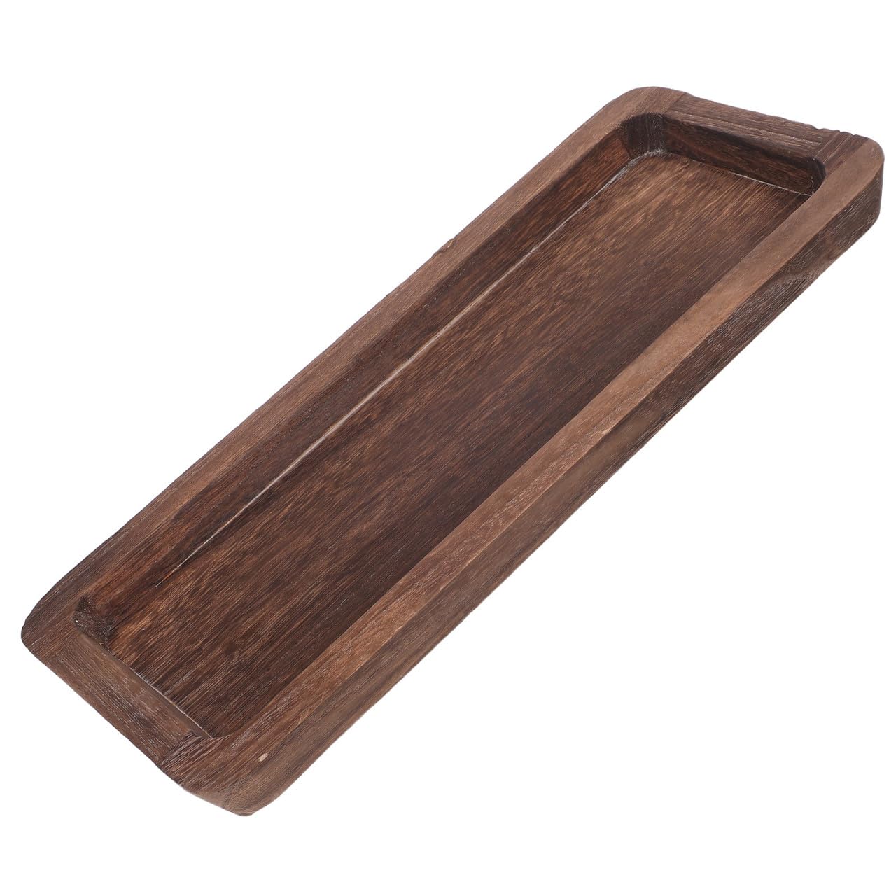 Bandeja rústica de madera para servir aperitivos sin caídas en la mesa