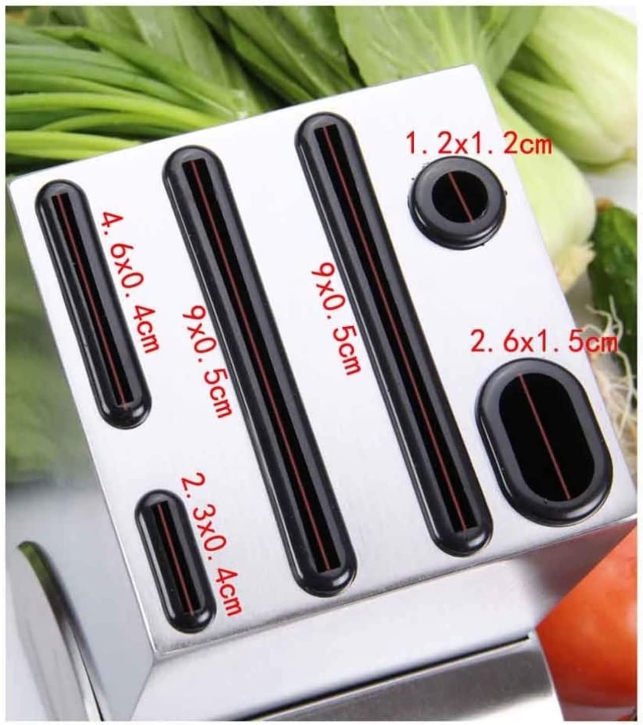 Bloque Cuchillos Cocina Soporte para Cuchillos De Cocina De Acero Inoxidable, Bloque De Soporte para Cuchillos, Ranura para Tijera, Estante para Cuchillos De Almacenamiento