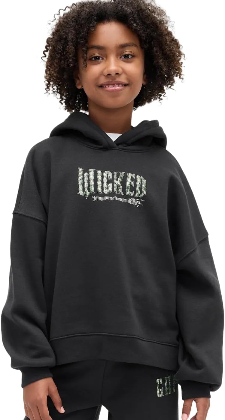 GAP girls Wicked Graphic Logo Hooded Pullover