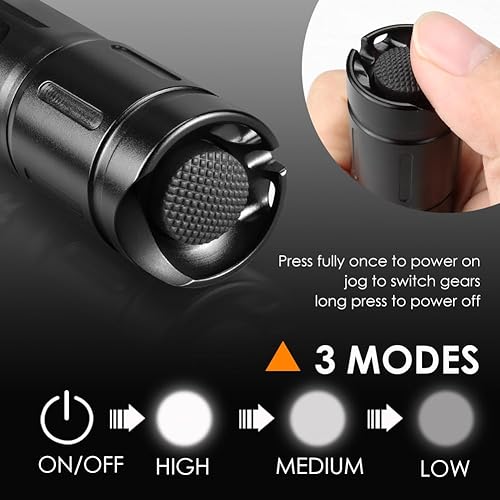 Miniatura 3 de UniqueFire Mini 850 nm IR iluminador linterna luces para visión nocturna, linterna infrarroja pequeña zoomable luz antorcha, 3 modos de memoria