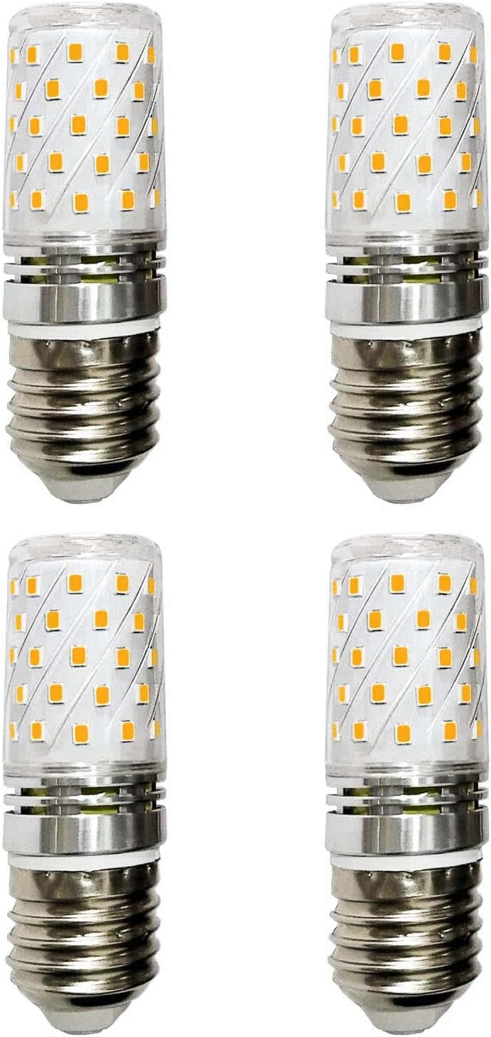 4 Pack E26 LED Light Bulbs Dimmable 60W Halogen Equivalent Edison Warm White 3000K 6W 600Lm AC 110V 120V 130V Medium Screw Base T10 Corn Bulb
