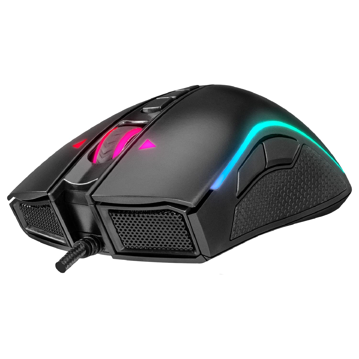 Rampage Shine SMX-R15 Usb Siyah/Gri 10 Tuş 10000dpi RGB Gaming
