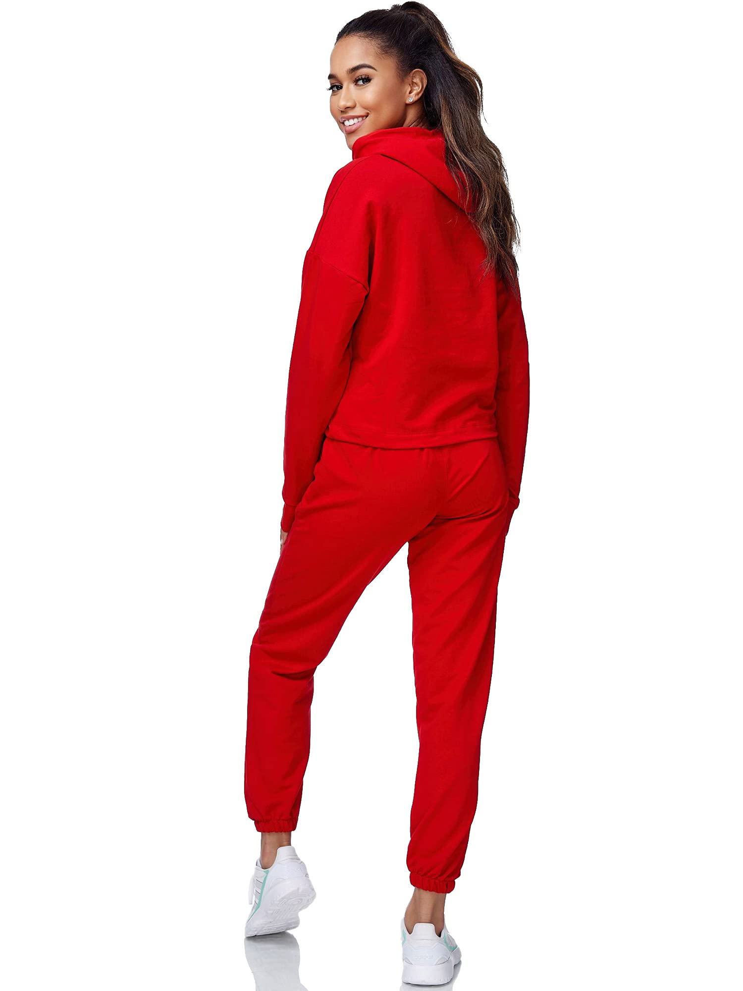 Tazzio Damen Jogginganzug Trainingsanzug Sport Freizeit Hoodie & Jogginghose F200