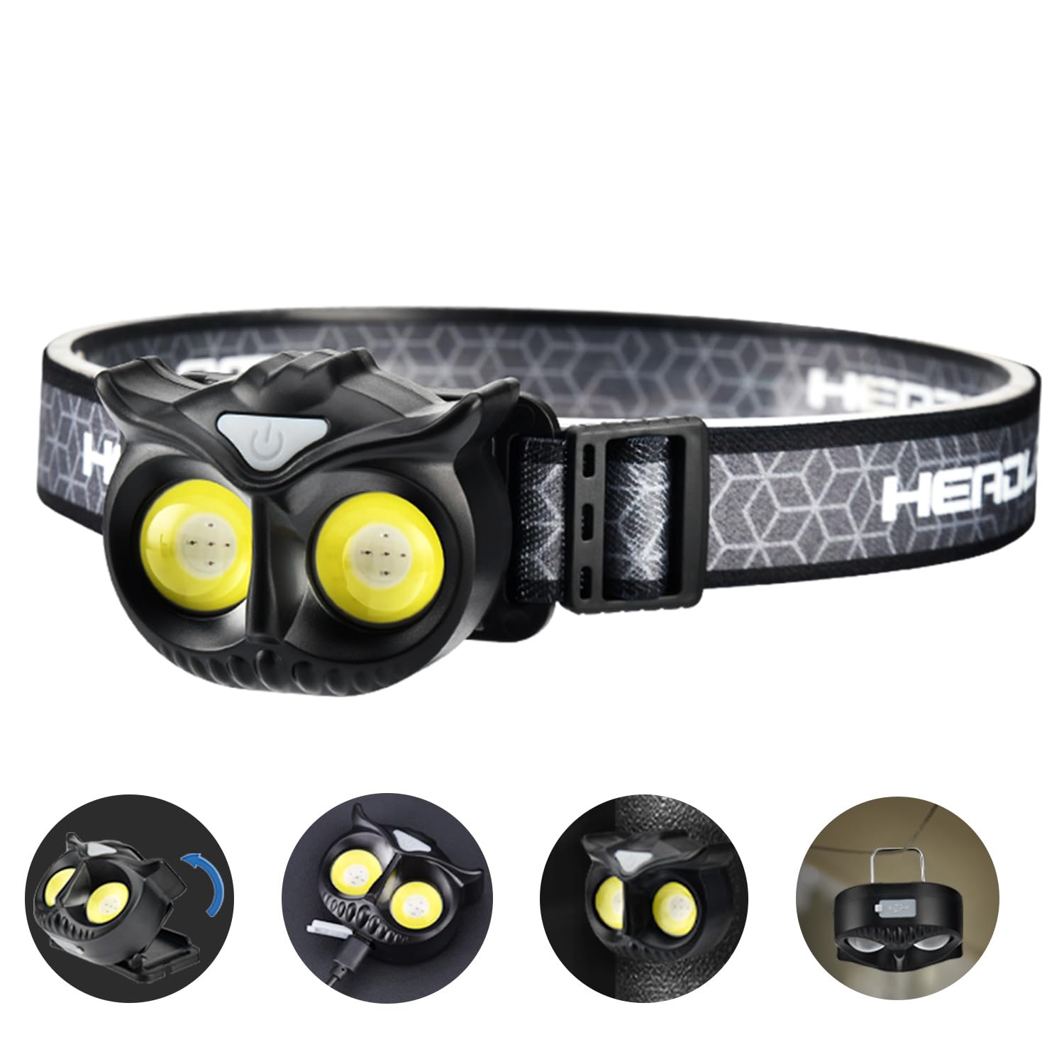 Skylla LED ヘッドライトUSB充電式 新型 高輝度 ヘッドランプ 明るさ ledライト 軽量 小型 アウトドアヘッドランプ 照射角度調 10時間連続使用可能 頭につけ ヘッド・ライト 電池残量指示 防水防塵 夜釣り 最適 登山 キャンプ 散歩 作業 釣り アウトドア 災害 停電用 釣り ライト ヘルメットライト