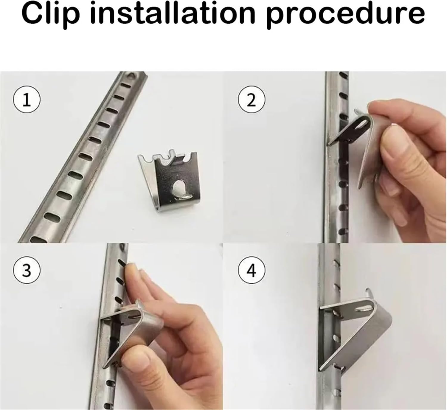 Freezer Shelf Clip 24pack/lot Wide Made of Premium Stainless Steel