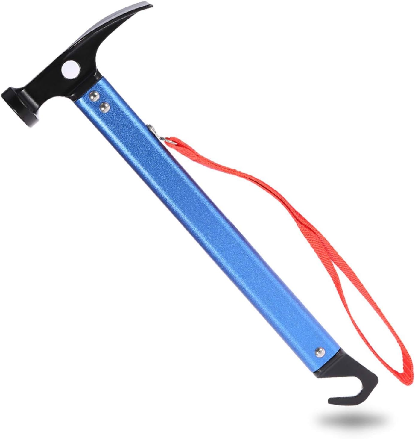 DAUERHAFT 3 Colors Tent Peg Puller,Portable Aluminium Alloy Handle