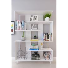 Moonlife Berlin Dekoratif Kitapl k Beyaz