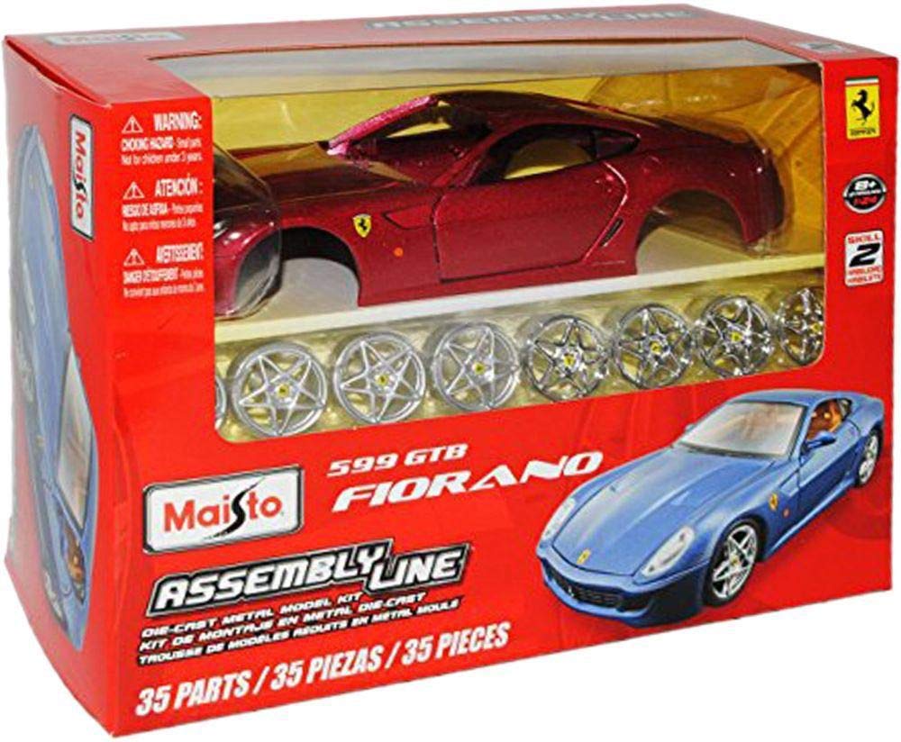 【7/20まで期間限定値下げ】【未組立】マイスト 1/24フェラーリ599GTB Maisto 1:24 Scale Assembly Line Ferrari 599 GTB Fiorano Diecast