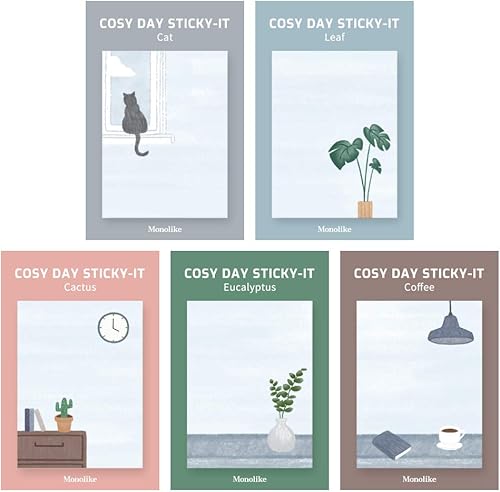 Miniatura 12 de Monolike Grid Olly Molly, Coloring Sticky-it - Juego de 6 bloc de notas autoadhesivo, 50 hojas Rejilla Olly Molly