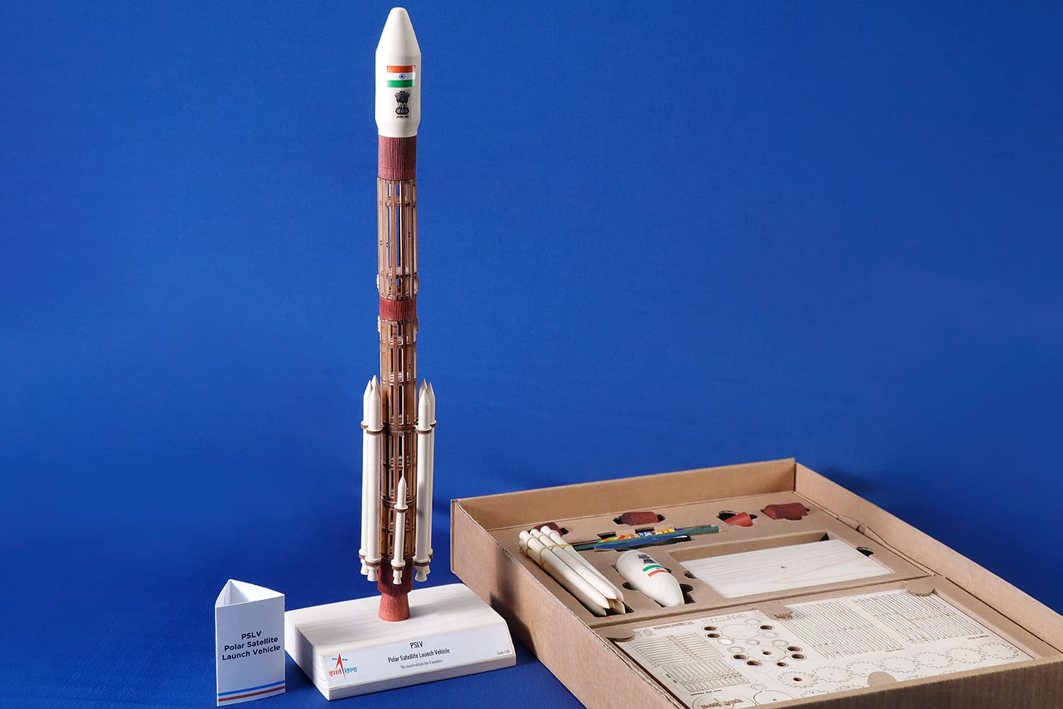 Indic Inspirations ISRO PSLV Rocket 1:100 DIY Kit 1