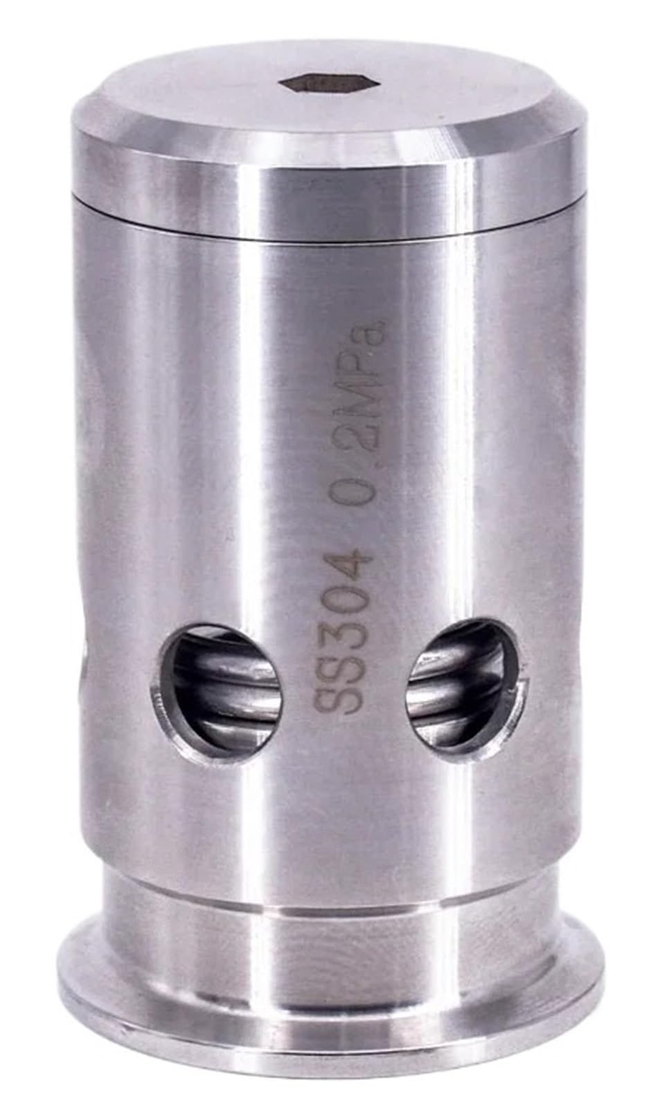 1,5 "2" Tri Abrazadera Ajustable 2 3 Bar válvula de Seguridad Alivio presión Sanitaria SUS304 Cerveza Inoxidable(3 Bar,Ferrule OD 50.5mm)