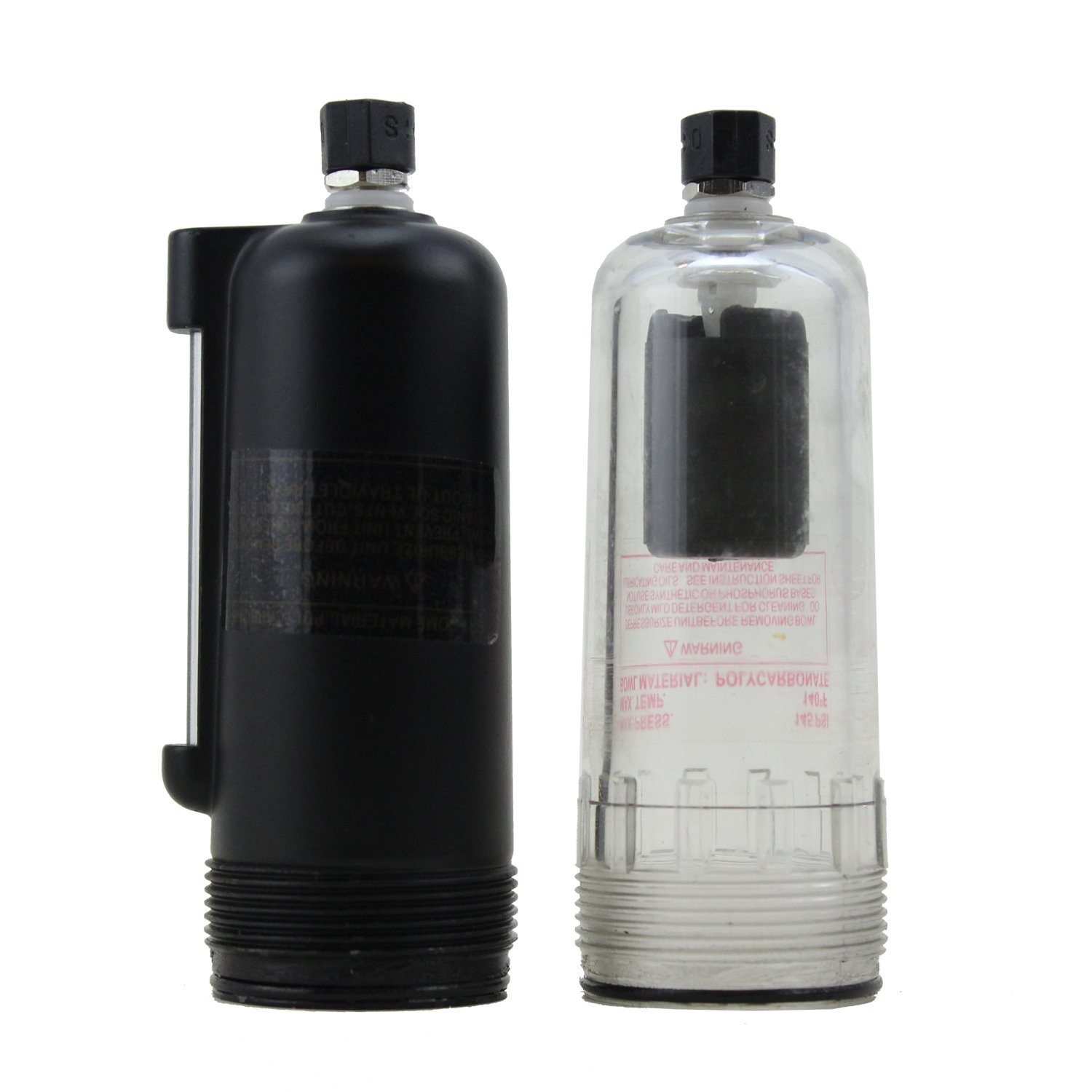 MiltonExelAir EX25RFBA-P Mini Polycarbonate Replacement FRL Air Filter Bowl