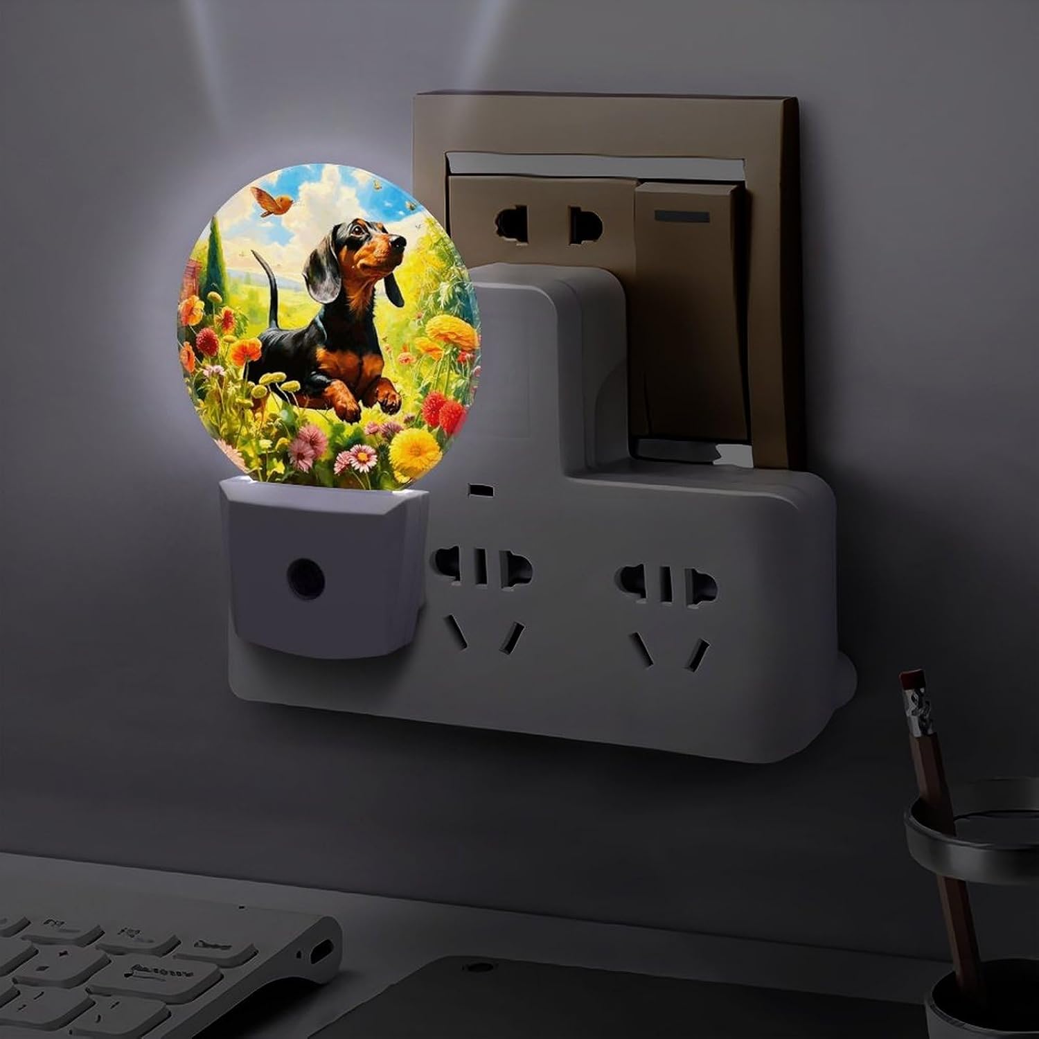 Dachshund Decoration Night Lights Plug Into Wall image 5