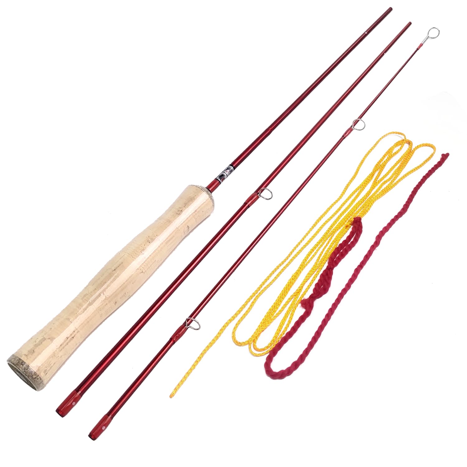 Aventik 4'0'' Practice Fly Rod for Beginners Casting 3 Pieces Game Fly Fishing Rod
